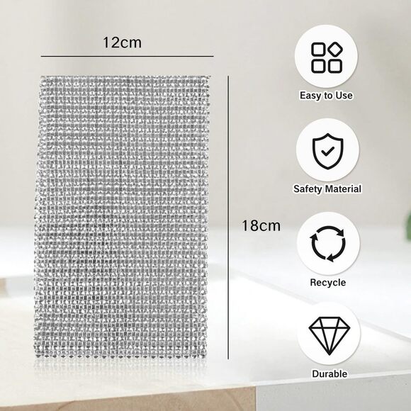 Silver Sequin Glitter Purse with Rhinestones – Crossbody for Events - Picture 2 of 7